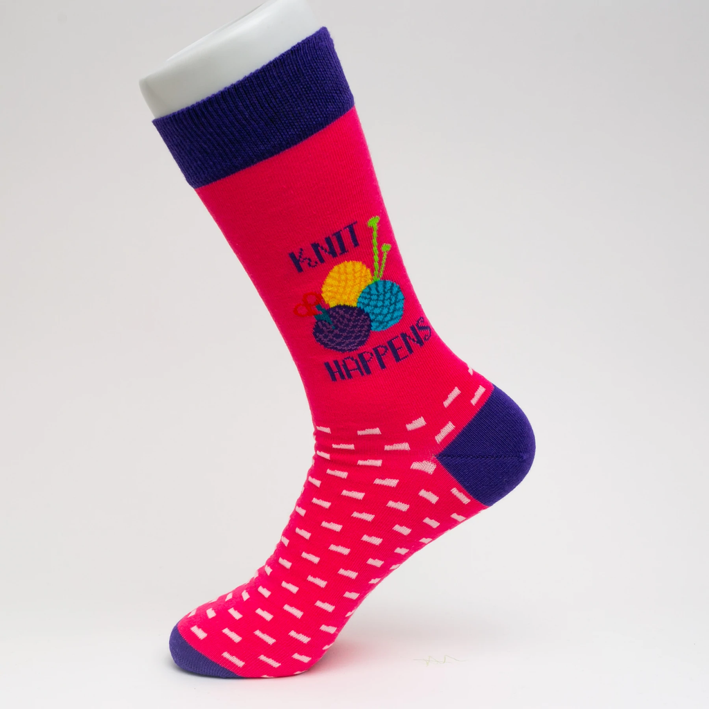 Knit Happens Socks | Pink Socks | Socks To Be You