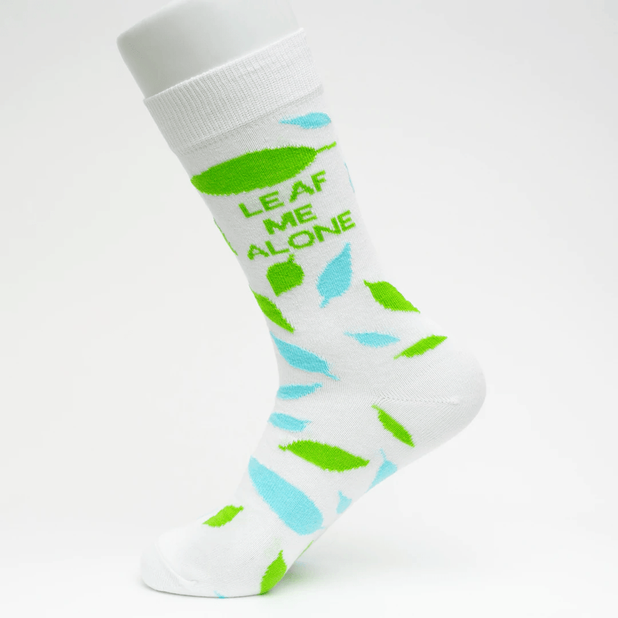 Leaf Me Alone Socks - Socks To Be You