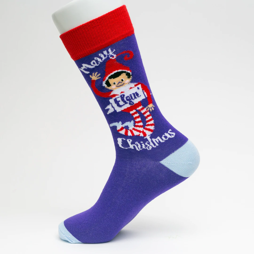 Merry Elfin' Christmas Socks | Christmas Socks | Socks To Be You