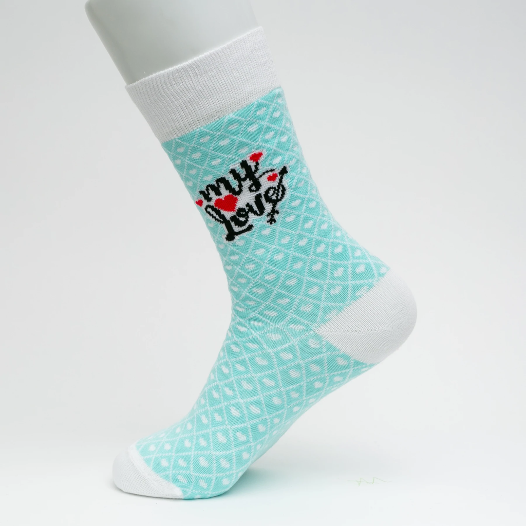My Love Print Socks | Socks | Socks To Be You