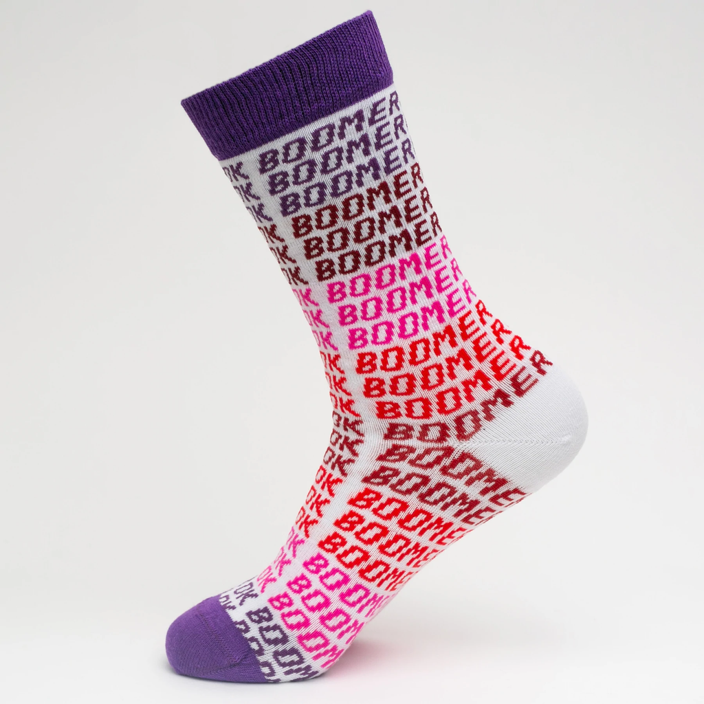 OK Boomer Print Socks | Print Socks | Socks To Be You