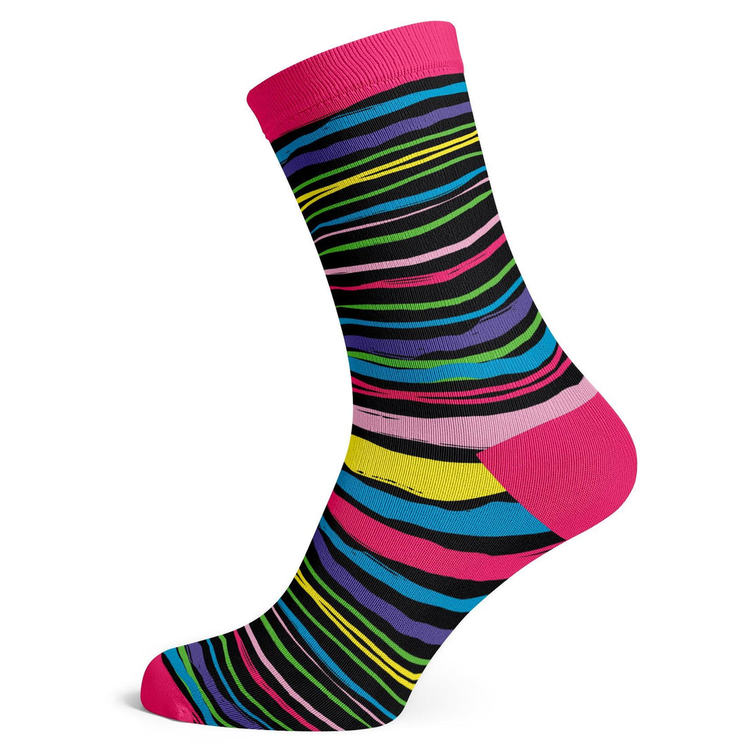 Distress Lines Socks - Socks To Be You