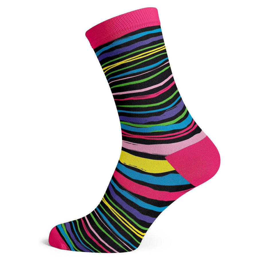 Distress Lines Socks - Socks To Be You