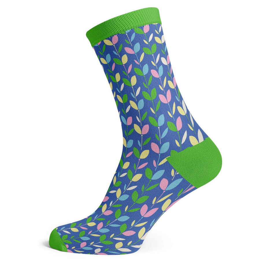 Leaf Stripes Socks - Socks To Be You
