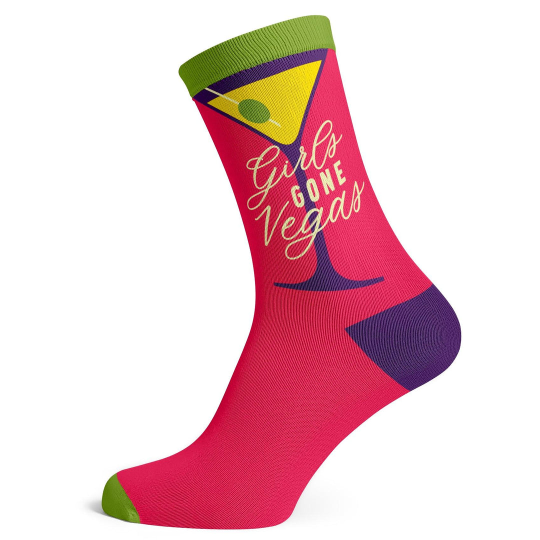 Girls Gone Vegas Socks - Socks To Be You