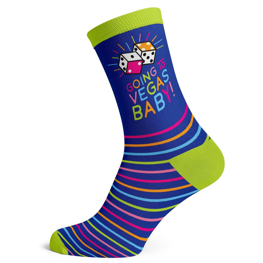 Going To Vegas Baby Socks - Socks To Be You