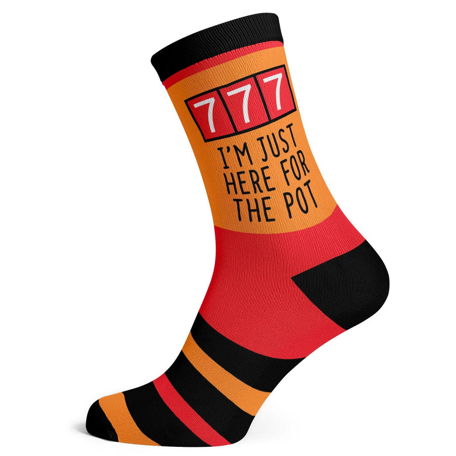 Just Here For The Pot Socks - Socks To Be You