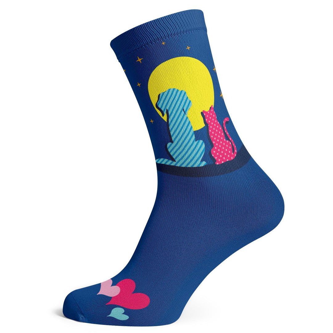 Cat And Dog Love Socks - Socks To Be You
