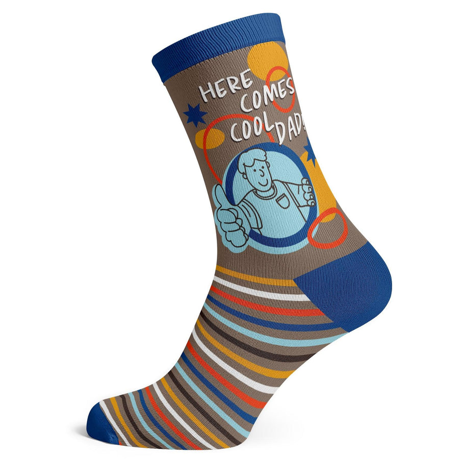 Here Comes Cool Dad Socks - Socks To Be You