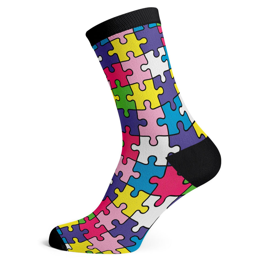 Puzzle Pieces Socks - Socks To Be You