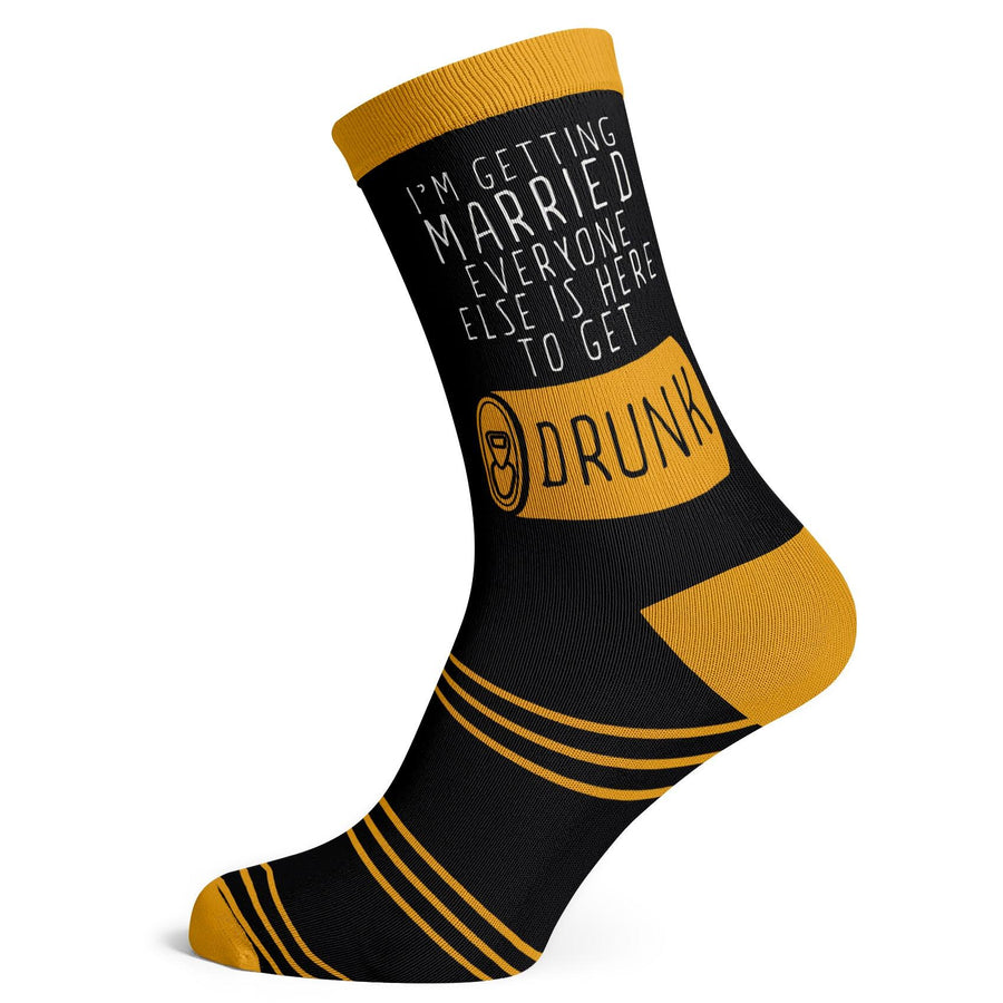Bridal Everyone Else Here To Get Drunk Socks - Socks To Be You