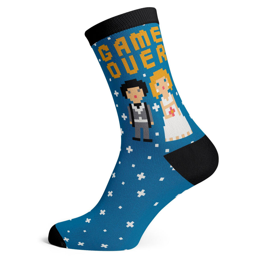 Bridal Game Over Socks - Socks To Be You