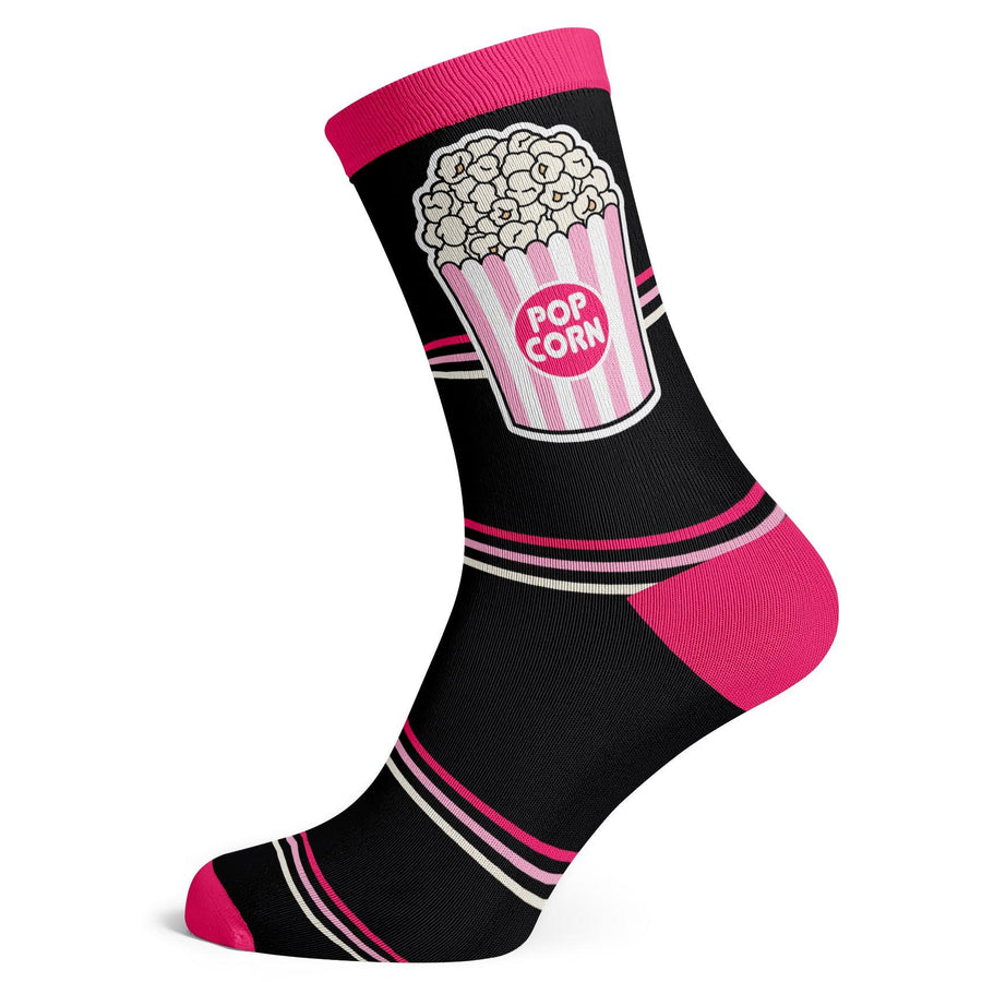 Pink Popcorn Socks - Socks To Be You