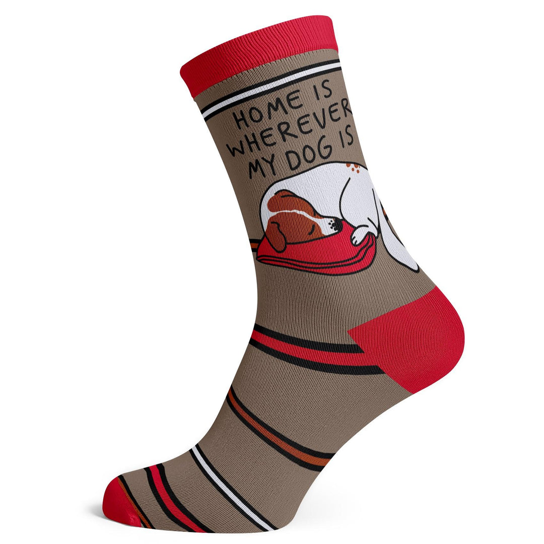 Home Is Wherever My Dog Is Socks - Socks To Be You