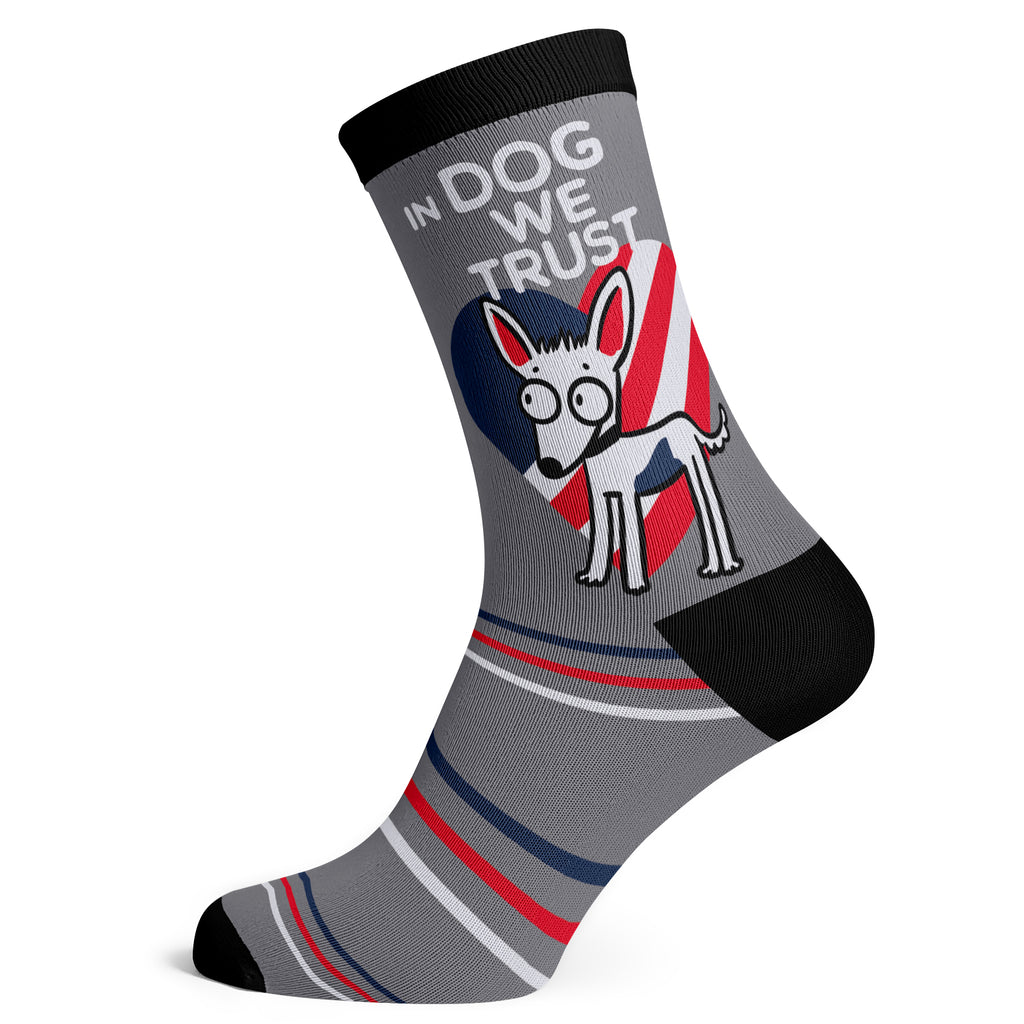 In Dog We Trust Socks