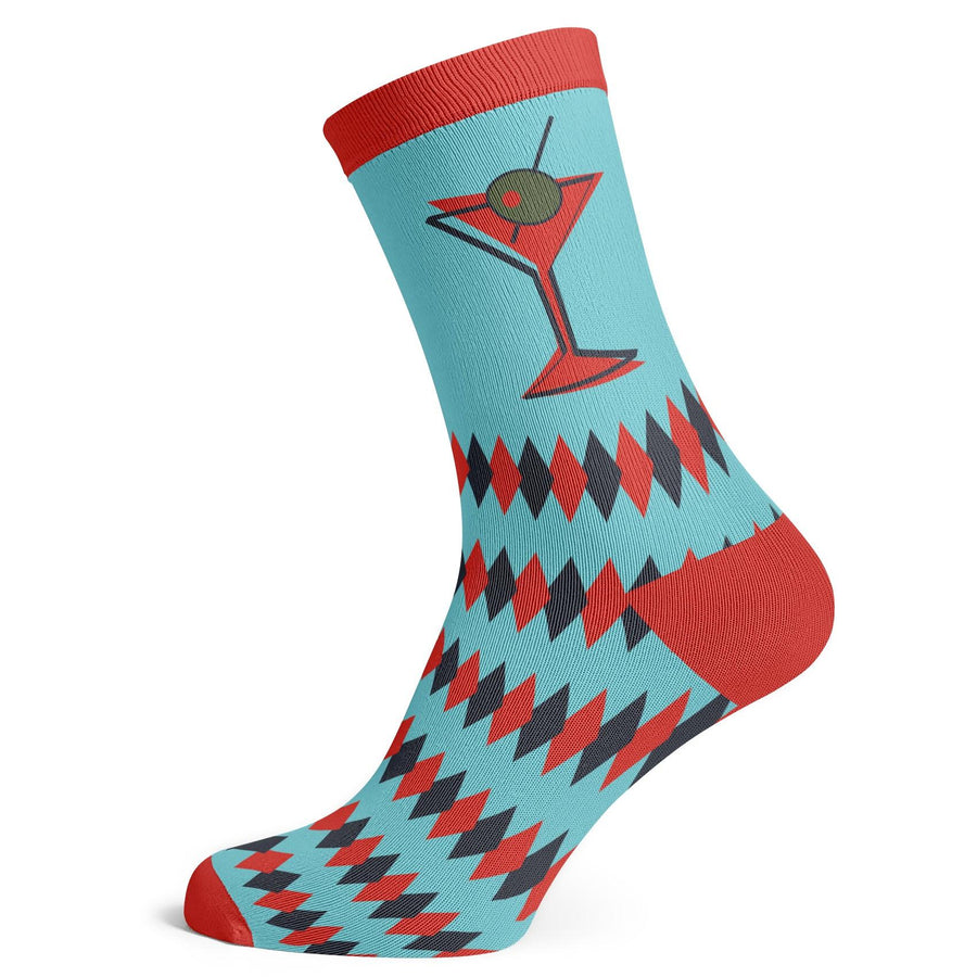 Retro Martini Socks - Socks To Be You