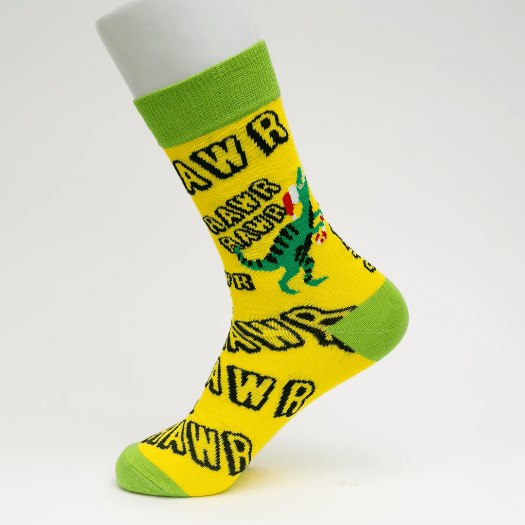 Rawr In Your Drawer Socks - Socks To Be You