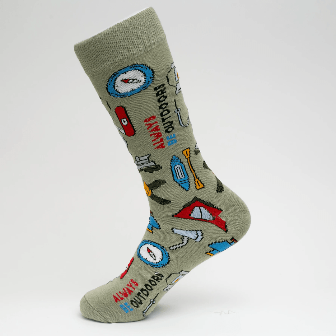 Always Be Outdoors Socks - Socks To Be You