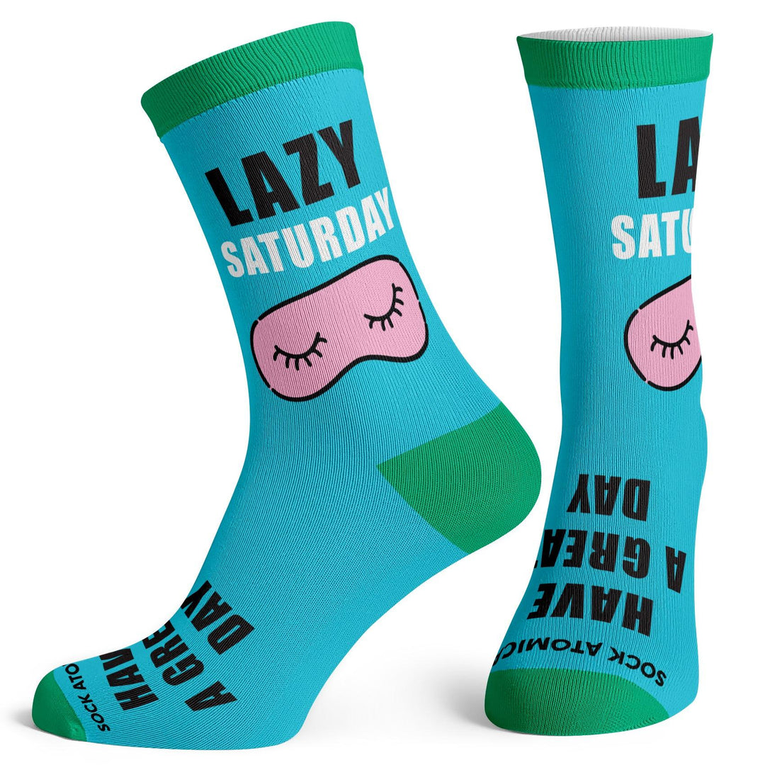 Lazy Saturday Socks - Socks To Be You