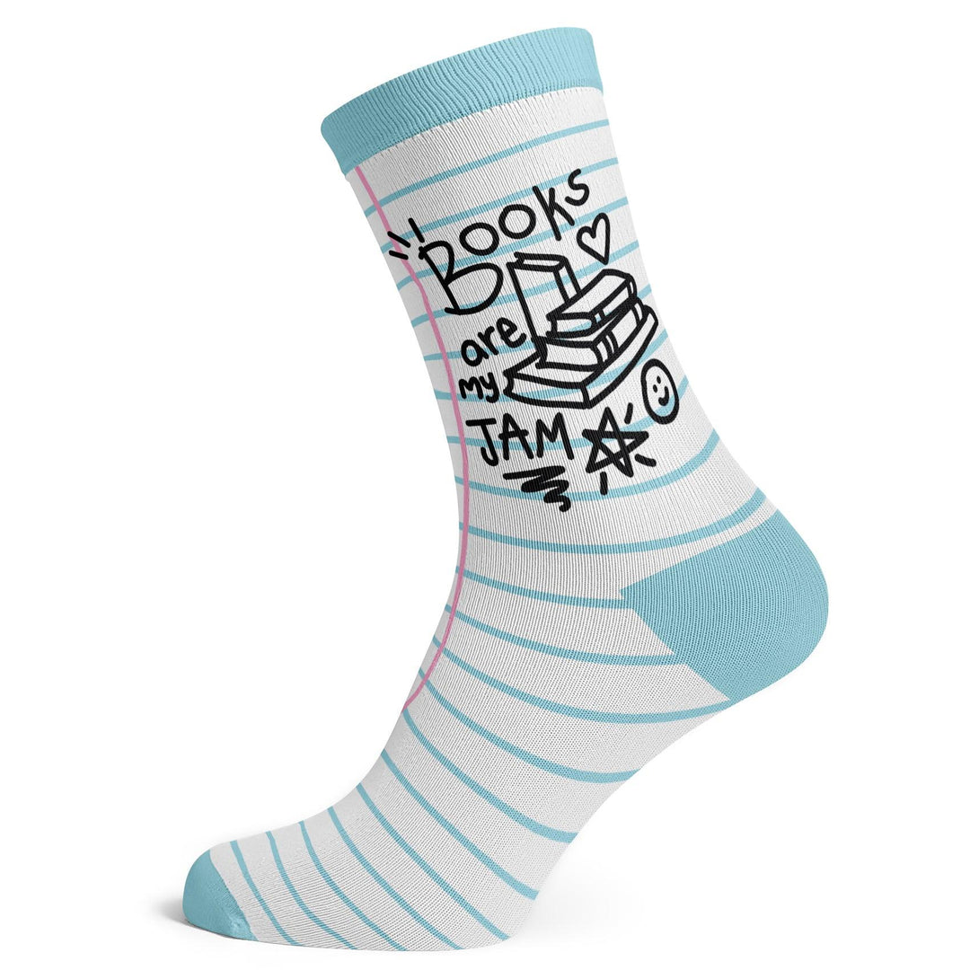 Books Are My Jam Socks - Socks To Be You