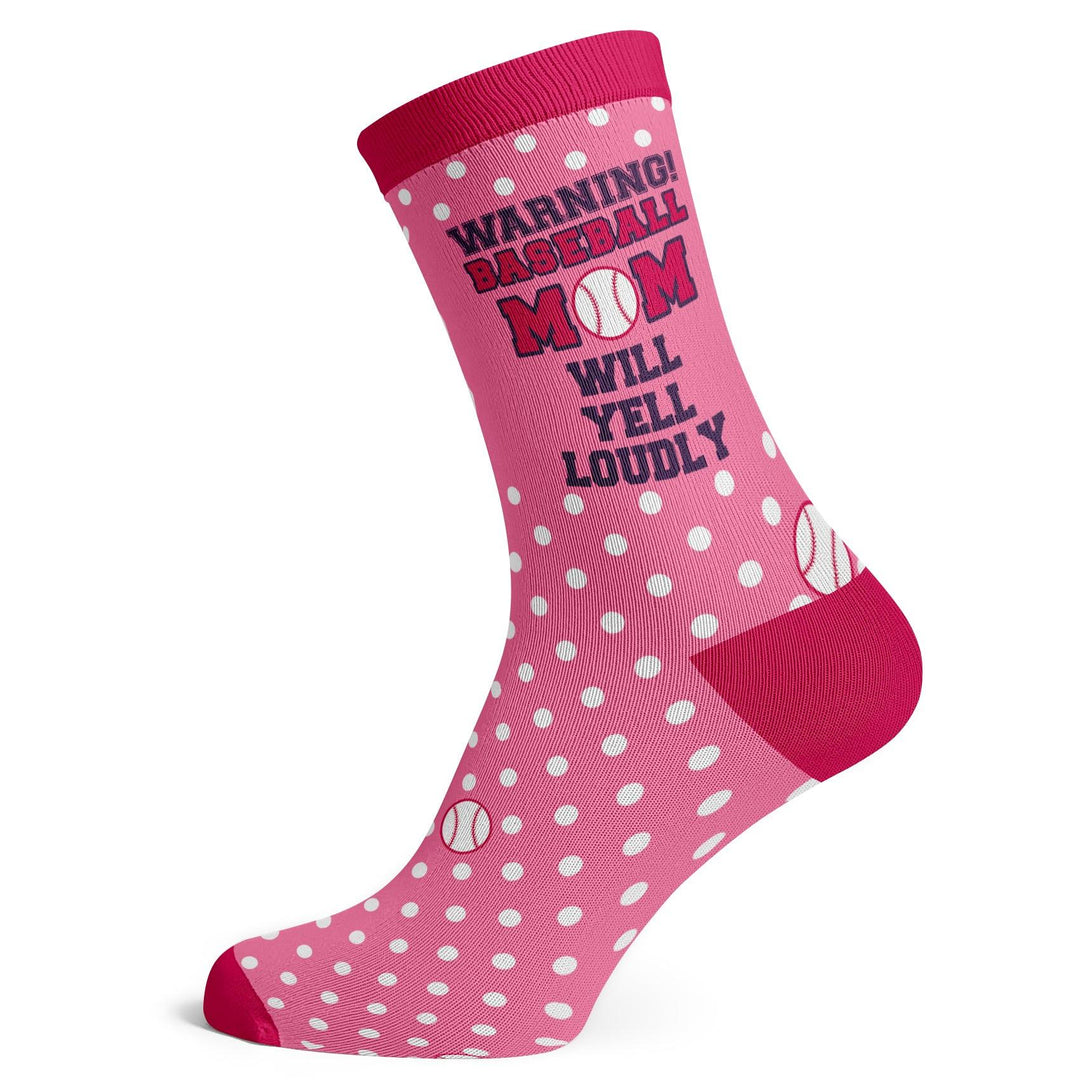 Sports Baseball Mom Socks - Socks To Be You