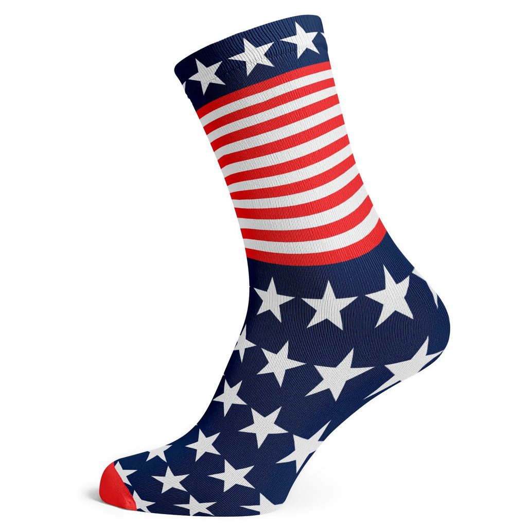 Americana Stripes And Stars Socks