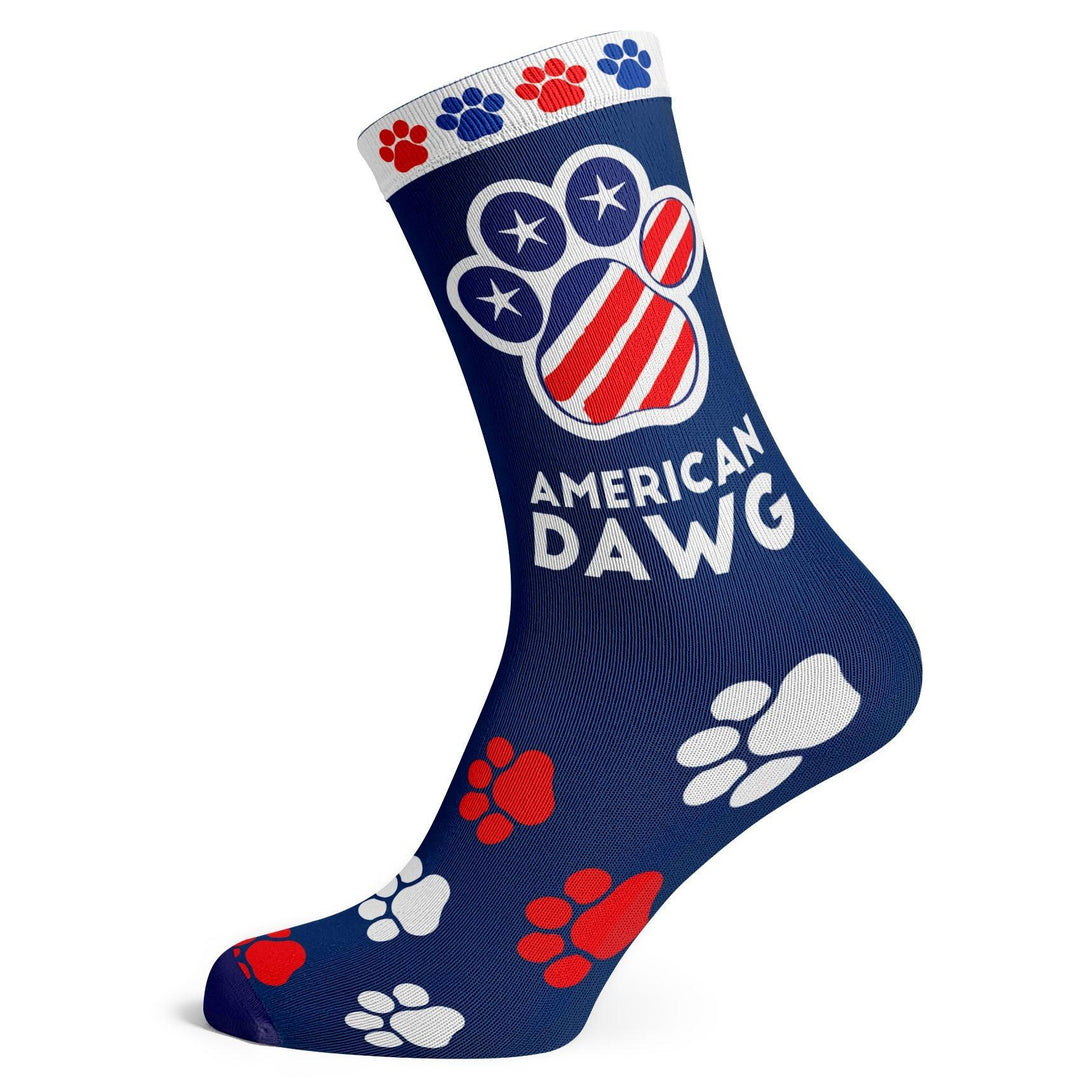 Americana American Dawg Paw Socks - Socks To Be You